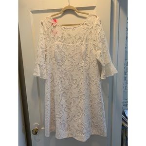 Lilly Pulitzer white lace dress